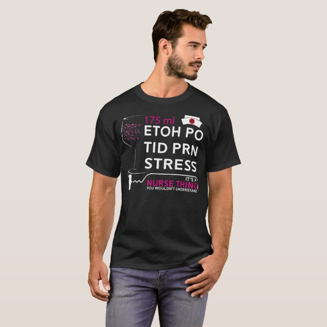 Etoh Po Tid Prn Stress - Frische Pasta machen T-Shirt (Vorne ganz)