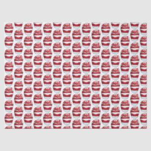 Eton Mess Strawberry Meringue UK British Dessert Seidenpapier