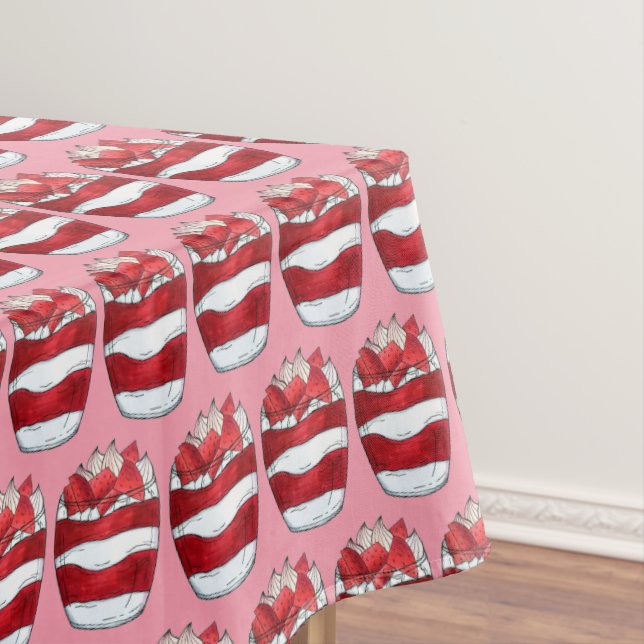 Eton Mess Strawberry Meringue UK British Dessert Tischdecke (Beispiel)