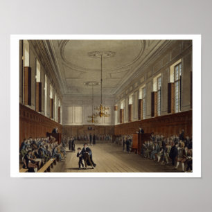 Eton-Schulzimmer, aus 'Geschichte des Eton College Poster