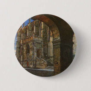 Eton Uni Kapelle von Anna Alma Tadema Button