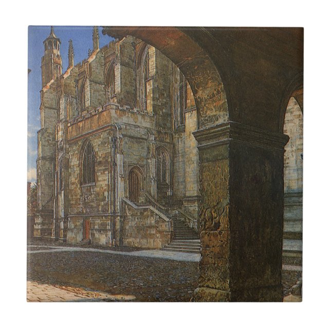 Eton Uni Kapelle von Anna Alma Tadema Fliese (Vorderseite)