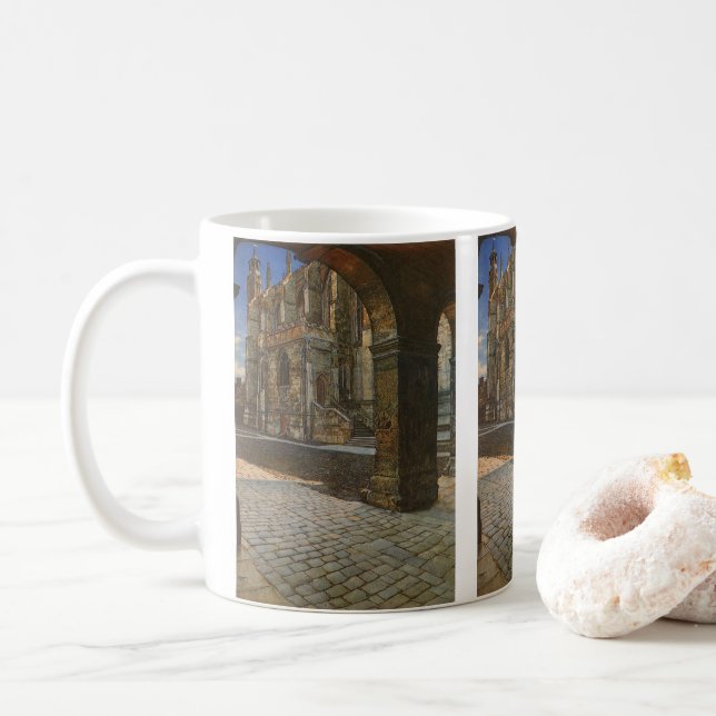 Eton Uni Kapelle von Anna Alma Tadema Tasse (Mit Donut)