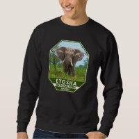 Etosha Nationalpark Namibia Elephant Watercolor