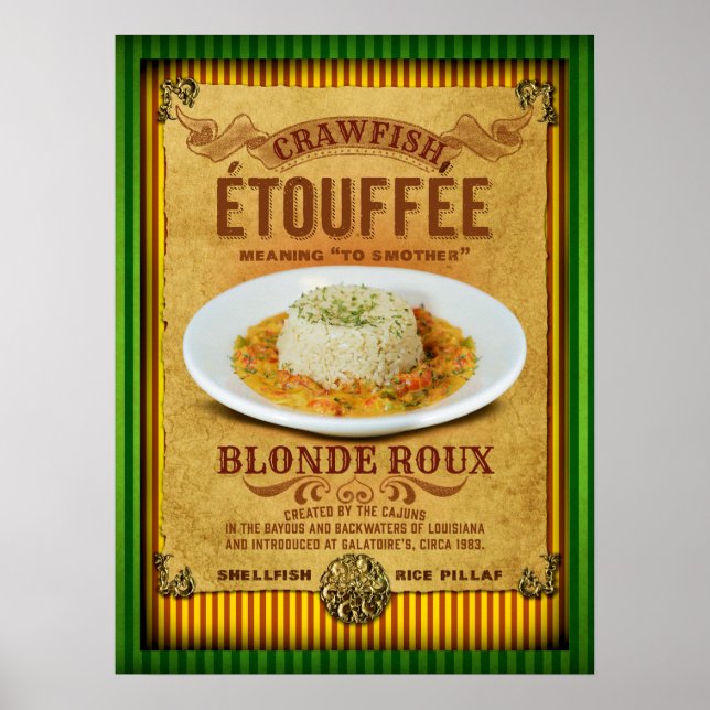 Etouffee New Orleans Cajun Poster (Vorne)