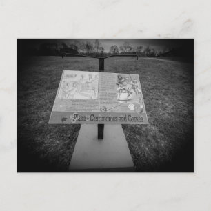 Etowah Mounds Plaza Zeremonien Postkarte