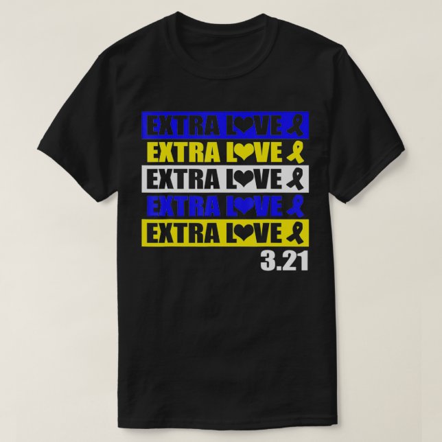 Etra Love World Down Syndrom T-Shirt (Design vorne)