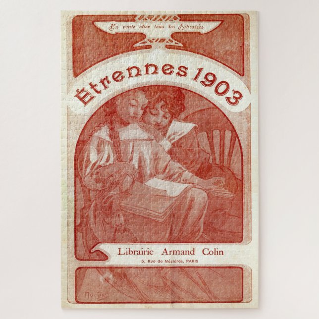 Etrennes (1903) – Alphonse Mucha Puzzle (Vertikal)