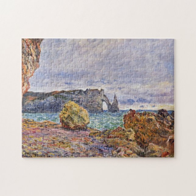Etretat Beach & Porto Puzzle (Horizontal)