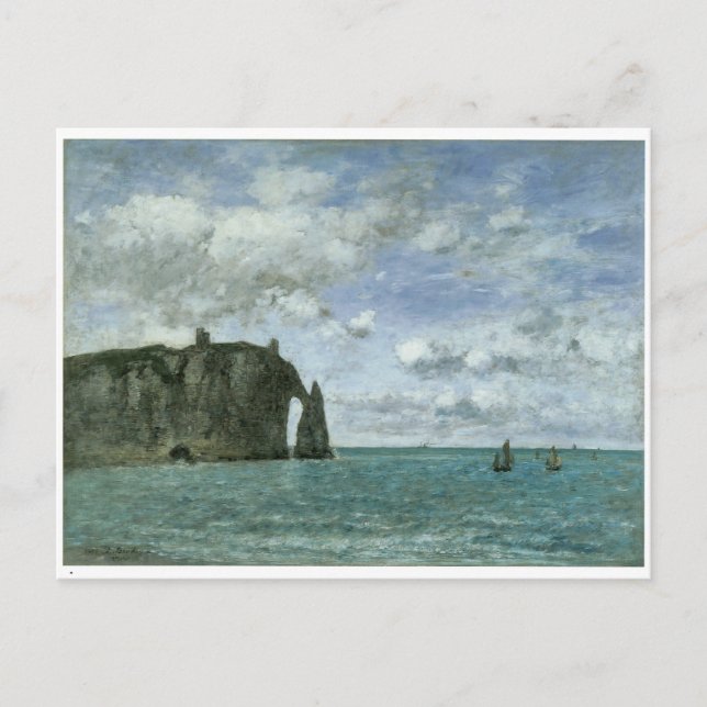 Etretat, Porte d'Aval, 1890 Postkarte (Vorderseite)