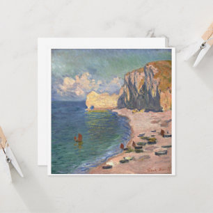 Étretat, The Beach und Falaise d’Or, Monet