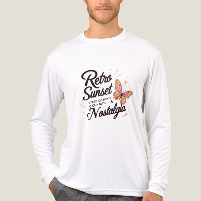 etro Sunset Nostalgia - Soft Dreams in Motion Tri-Blend Shirt (Vorderseite)