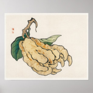 Etrog von Kōno Bairei (1844-1895) Poster