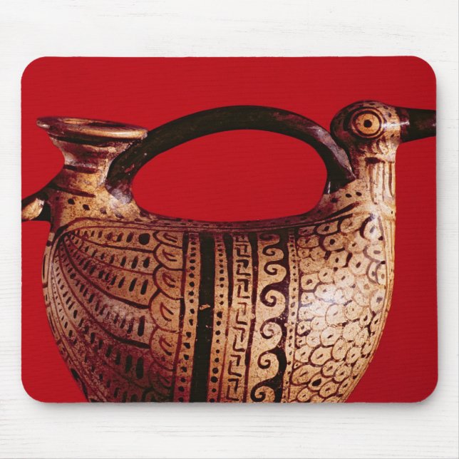 Etruscan askos in Form einer Ente Mousepad (Vorne)