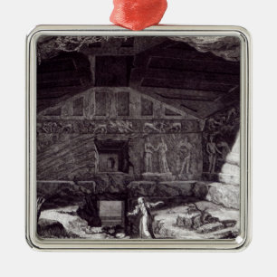 Etruscan Grab, c.1780 Silbernes Ornament