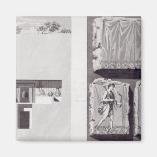 Etruscan Gräber, C. 1780 Magnet