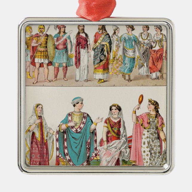 Etruscan Kleid Ornament Aus Metall (Vorne)