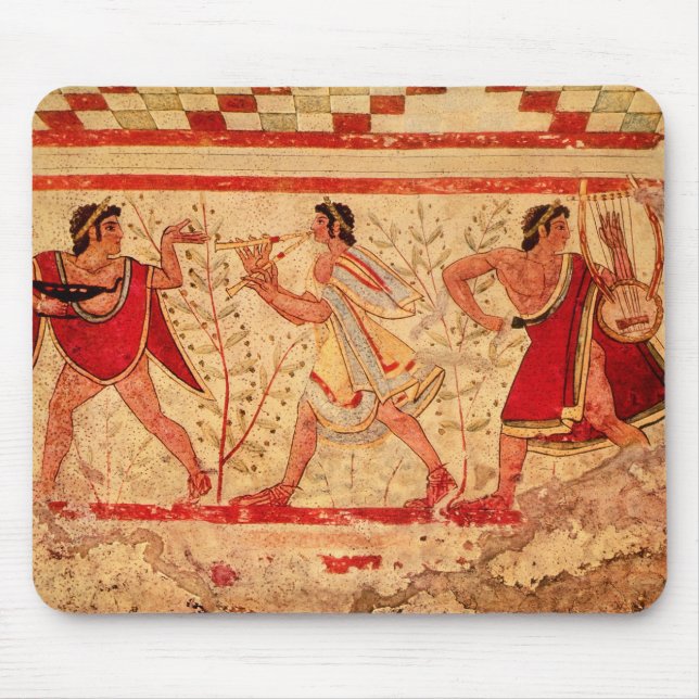 Etruscan Musiker Mousepad (Vorne)