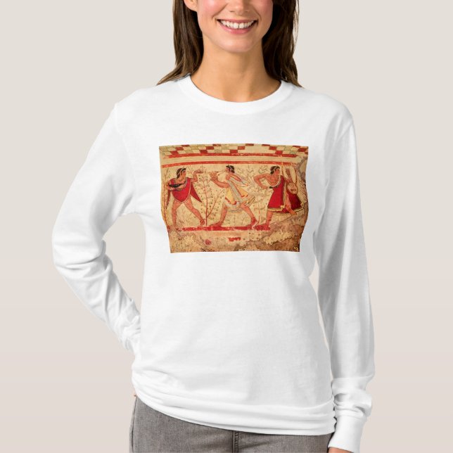 Etruscan Musiker T-Shirt (Vorderseite)