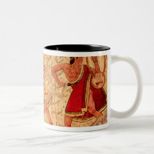 Etruscan Musiker Zweifarbige Tasse