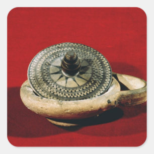 Etruscan Parfümhalter Quadratischer Aufkleber
