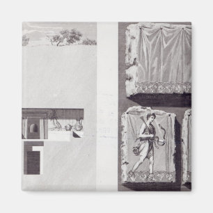 Etruskische Gräber, c. 1780 Magnet