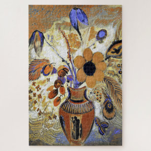 Etruskische Vase mit Blume, Redon Puzzle