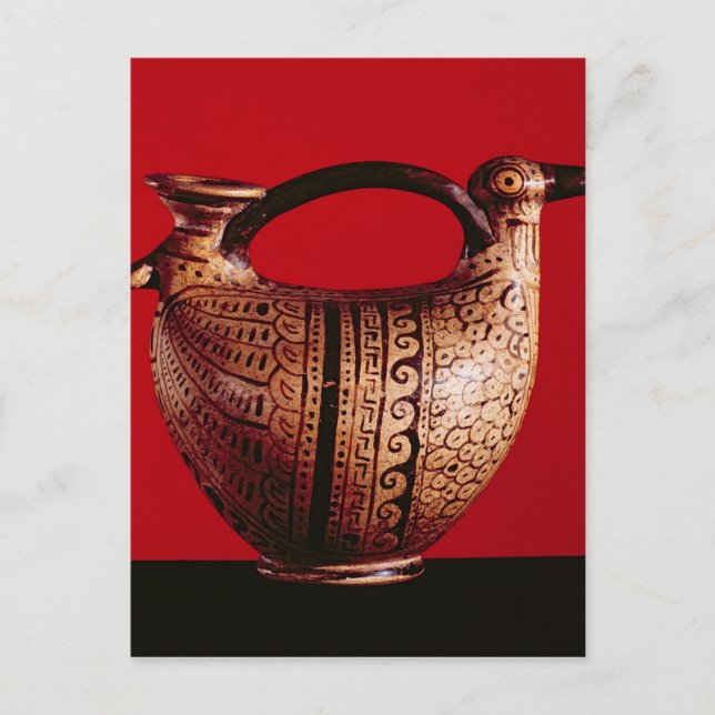 Etruskischer Askos in Form einer Ente Postkarte (Vorderseite)