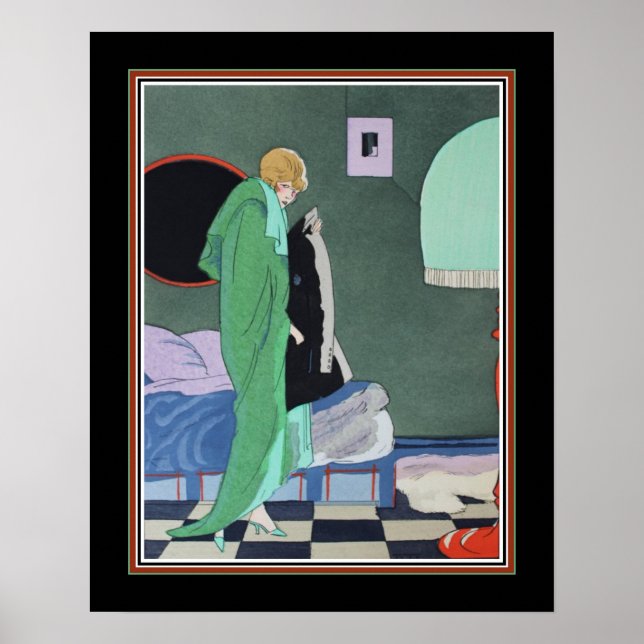 Ettore Tito Pochoir Poster (Vorne)