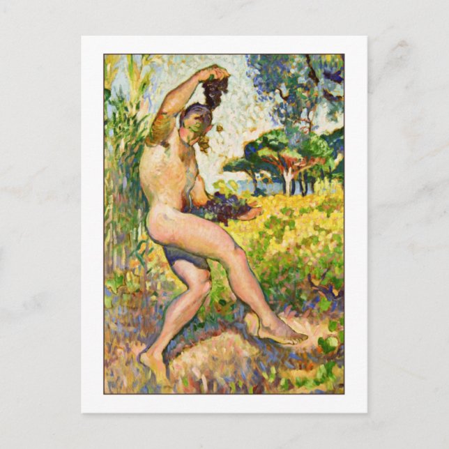 Etude Pour Faune von Henri-Edmond Cross Postkarte (Vorderseite)