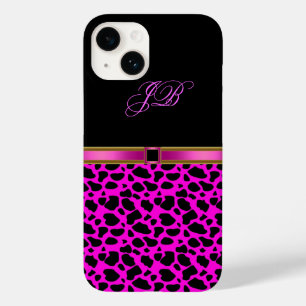 Etui Wild Pink Schwarz Case-Mate iPhone 14 Hülle