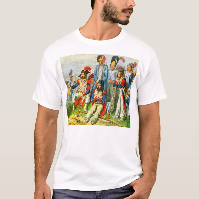 etwa 1796 Soldaten Napoleons T-Shirt (Vorderseite)