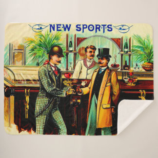 etwa 1900 Neuer Sport-Zigarrenkartentext Sherpadecke