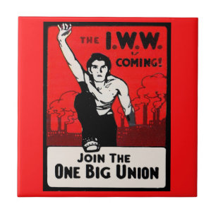 Etwa 1905 kommt die IWW Fliese