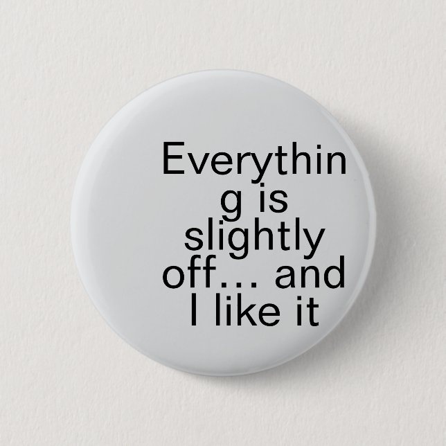 etwas abseits surrealistisch, modern surrealistisc button (Vorderseite)