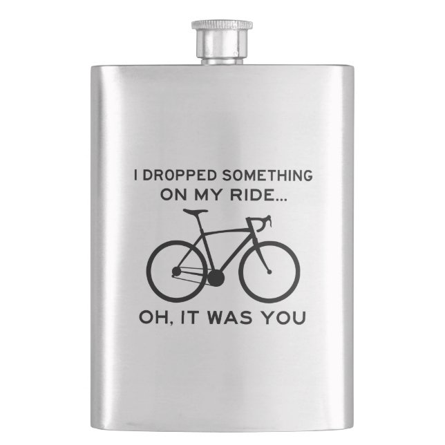 Etwas auf meiner Reise abgestürzt Oh, du hast Radf Flachmann (Vorderseite)