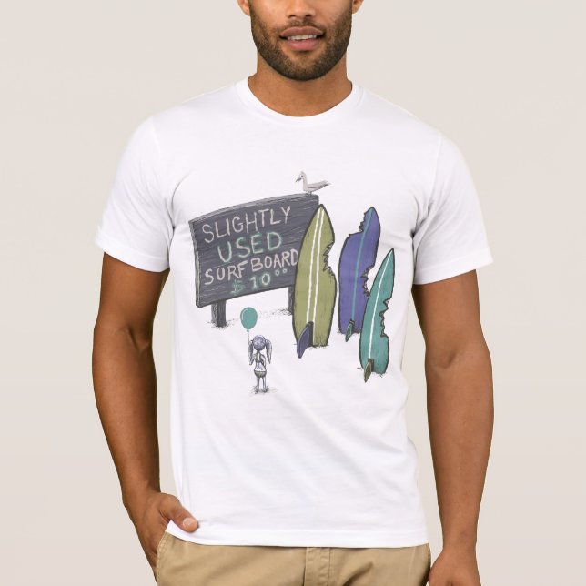 Etwas benutzte Surfbretter T-Shirt (Vorderseite)