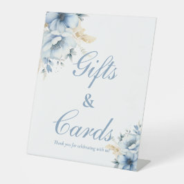 Etwas Blau Bevor ich Blauer Geschenk und Kartenzei Sockelschild