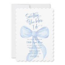 Etwas Blau, bevor ich Brautparty mache