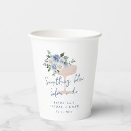 Etwas Blau bevor ich Brautparty mache Pappbecher