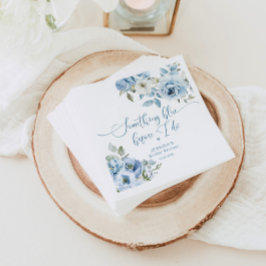 Etwas Blau bevor ich Brautparty mache Serviette