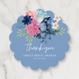 Etwas Blau, bevor ich Brautparty zu Gunsten Geschenkanhänger