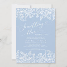 Etwas Blau, bevor ich florales Brautparty mache