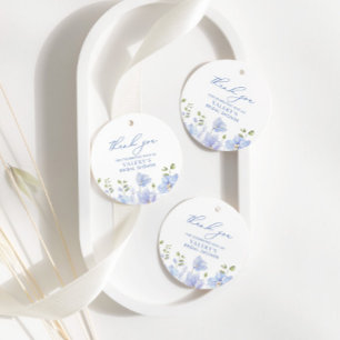 Etwas Blau, bevor ich florales Brautparty mache Geschenkanhänger