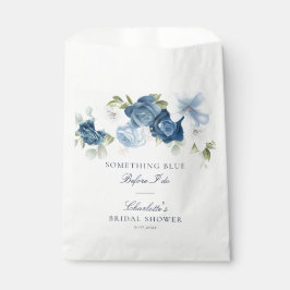 Etwas Blau, bevor ich florales Brautparty mache Geschenktütchen