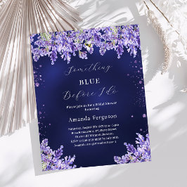 Etwas Blau bevor ich laveniere Brautparty