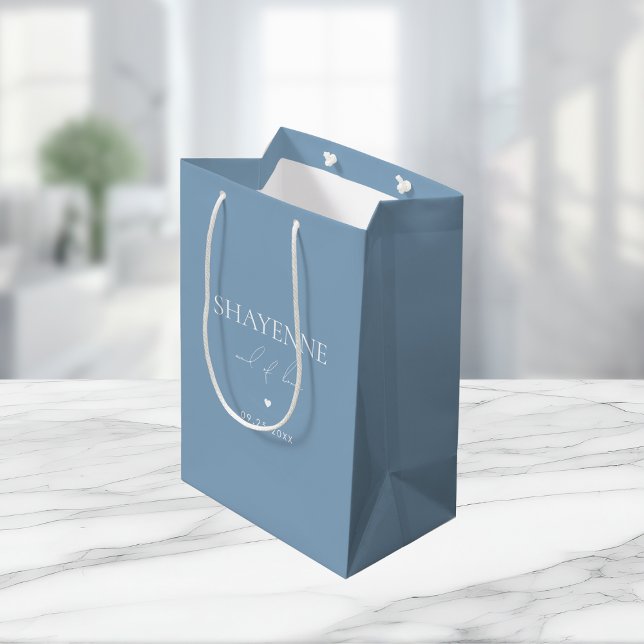 Etwas Blau, bevor ich Trauzeugin zu bevorzugen Mittlere Geschenktüte (Von Creator hochgeladen)