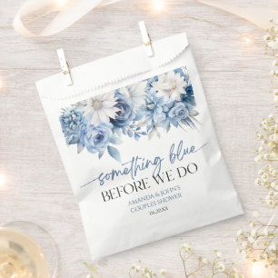 Etwas Blau bevor wir Blumenpaare Dusche machen Geschenktütchen