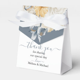 ETWAS BLAU - BLUE - BLUMENHochzeit Geschenkschachtel