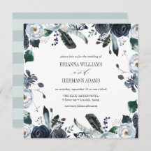 Etwas Blau | Boho Botanische Hochzeit